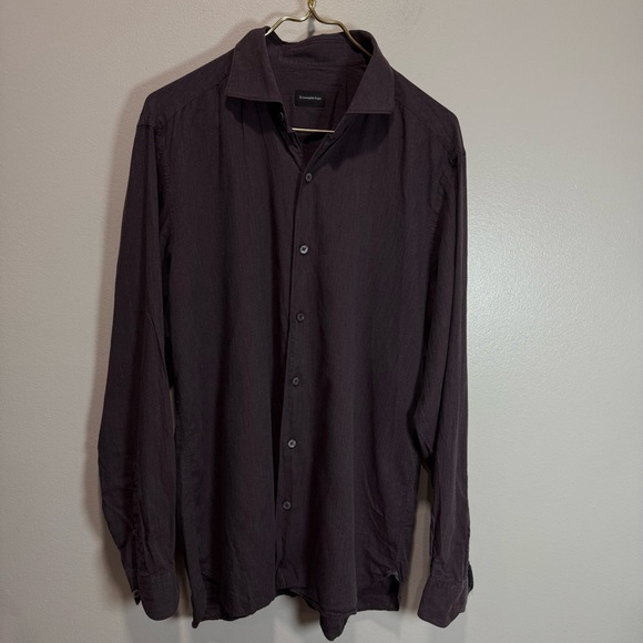 Ermenegildo Zegna men’s long sleeve button down size large - Picture 1 of 6